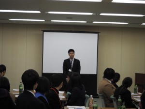 本学学生代表による今後の決意表明