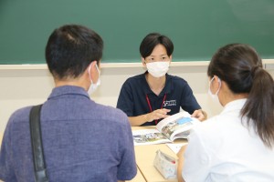 入試個別相談の様子